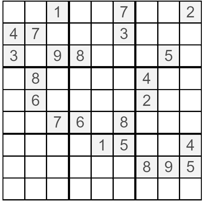 Sudoku puzzle