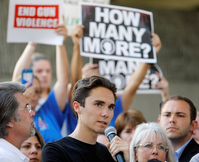 David Hogg: founder of the Never Again movement