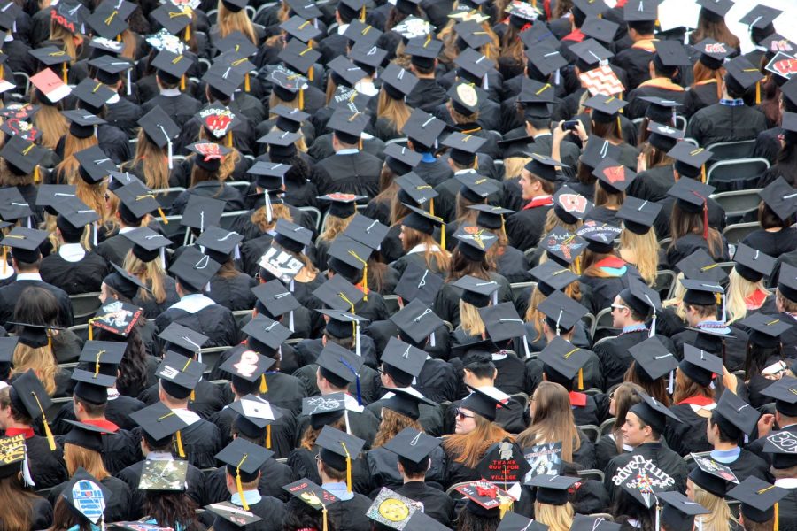 Senior cap and gown countdown