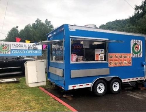 This is our food truck my dad customized.