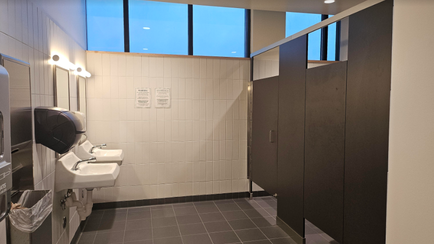 A picture of the new 3rd floor bathroom 