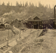 A picture of the city of Renton in early development.