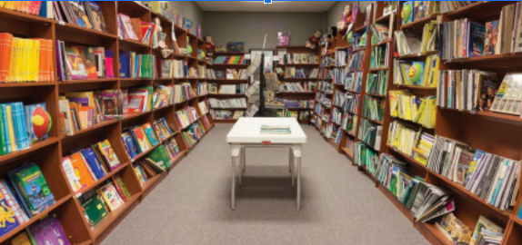 Photo of the inside of a Walls of Books.