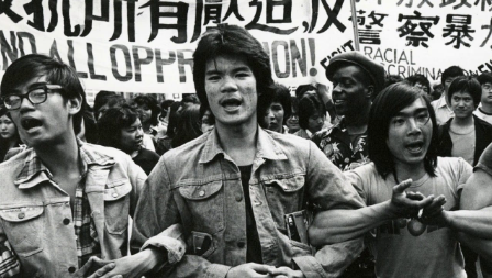 Picture of UC Berkeley Strikes for Asian Americans.