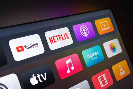 Photo of the Netflix App along with other common Apps. 
