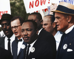 Photo of Dr. King’s march on Washington for jobs and freedom on August 28th,1963.
