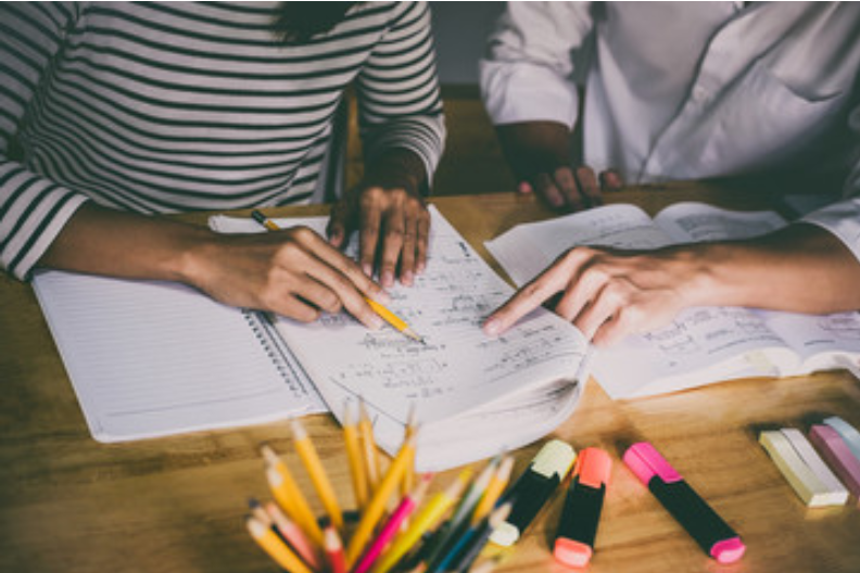 This is an image of a tutoring session.